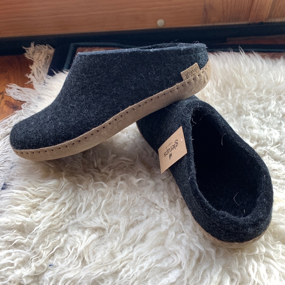 Glerups wool felted slippers